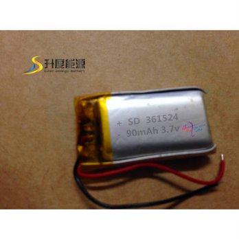 [globalbuy] Good selling rechargeable li-polymer 3.7v 361524 li-polymer battery 90mah lipo/2958013