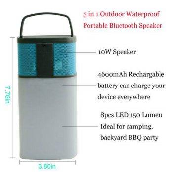 [globalbuy] Hot sale Portable Wireless Bluetooth Speaker Support TF With Built-in LED lig/2047269