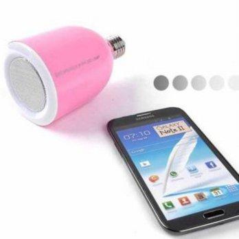 [globalbuy] LED Light Bulbs Shape Wireless Bluetooth Speaker With Remote Control/960706