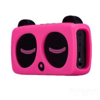 [globalbuy] MOMAX Brand Panda Mini Stereo Wireless Bluetooth 4.0 Speaker With Mic/1451412