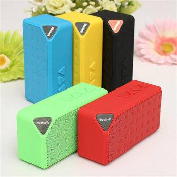 [globalbuy] Mini Speaker X3 Bluetooth Speaker Portable Wireless Handsfree TF FM Radio Buil/2176942