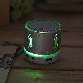 [globalbuy] Mini Universal Bluetooth Speaker Wireless LED Light TF Card Stereo Music Boomb/2963603