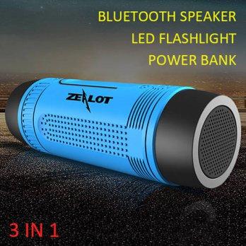 [globalbuy] Multi-Function Outdoor Sport Stereo Wireless Bluetooth Speaker With LED Flashl/2356068