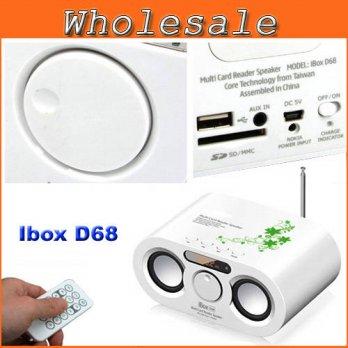 [globalbuy] Multi card reader speaker Model: Ibox D68 with FM, USB/SD card reader function/2419412