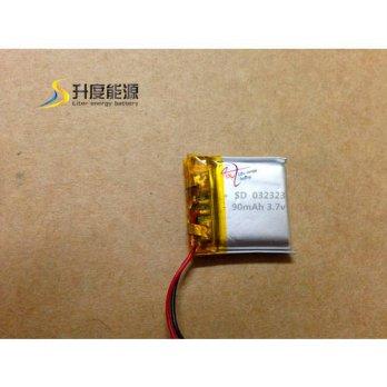 [globalbuy] New selling lithium 032323 li-polymer 3.7v 90mah lithium polymer batterey with/2958049