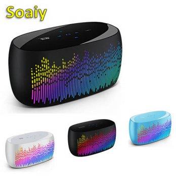 [globalbuy] Original Soaiy Programmed colorful Lighting Music Pulse Speaker,Touch Key NFC /2962630