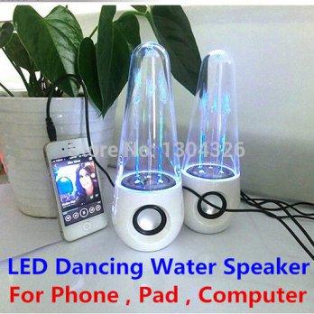 [globalbuy] Portable Mp3 Celulares Computer Speaker Water Dance LED Caixa De Som USB Altav/547056