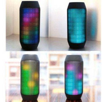 [globalbuy] Portable PULSE LED Light Stereo Wireless Bluetooth Speaker With FM for Party/2962482