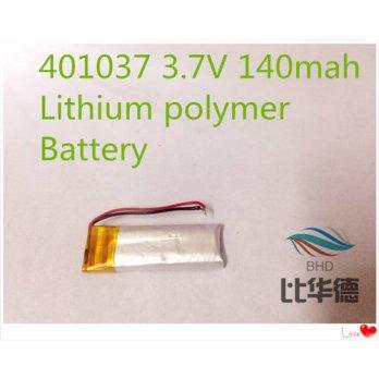 [globalbuy] Size 401037 3.7V 140mah Lithium polymer Battery With Protection Board For Blue/2957827