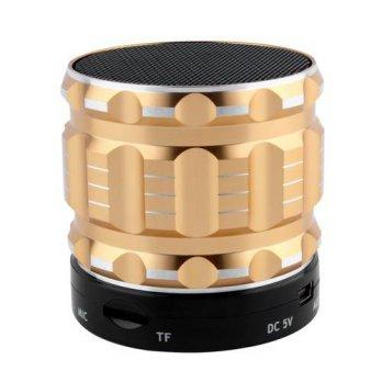 [globalbuy] Universal Portable Mini Bluetooth Wireless Speaker Metal Steel Handsfree FM Ra/2177751