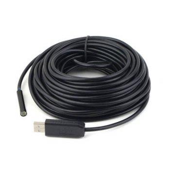 [globalbuy] Waterproof Mini USB 2M 6 White LEDs Endoscope Inspection Camera 1/9 CMOS 7mm L/2940954