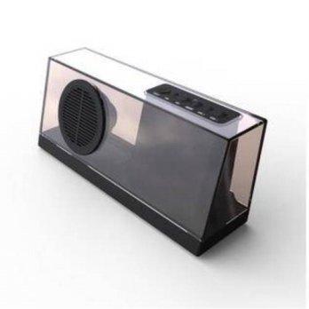 [globalbuy] XIMU Transparent Shell LED Display Wireless Bluetooth Stero Speaker/2655735