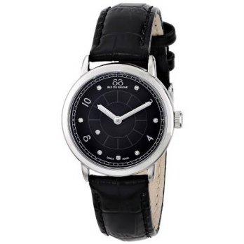 [macyskorea] 88 Rue du Rhone Womens 87WA120006 Analog Display Swiss Quartz Black Watc/9951890