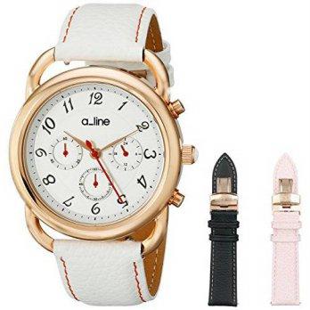 [macyskorea] A_line a_line Womens AL-80012-RG-02-WH-SSET Maya Rose Gold-Tone Stainles/9952920