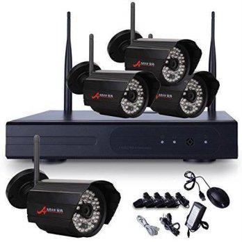 [macyskorea] ANRAN 4 Channel 720P WIFI NVR Kit Wireless IP Network Security Camera System /9113527