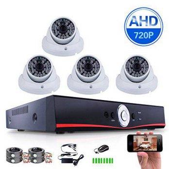 [macyskorea] ANRAN 4CH 720P AHD DVR Video Surveillance Camera System with 4 of 720P Outdoo/9130123