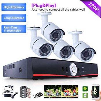 [macyskorea] ANRAN 4CH AHD 720P DVR Video Surveillance System with 4 Outdoor Indoor 720P A/9130113