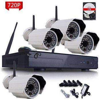 [macyskorea] ANRAN 4CH NVR Wireless WiFi IP Network Camera System Plug&Play 720p HD Day Ni/9107713