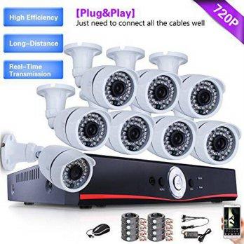 [macyskorea] ANRAN 8CH 720P AHD H.264 DVR System with 8 Indoor/ Outdoor Night Vision 720P /9130033