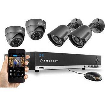 [macyskorea] Amcrest 960H 4CH Security System - Four 800+ TVL IP66 Bullet and Dome Cameras/9105616