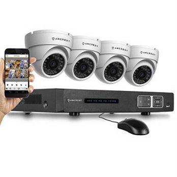 [macyskorea] Amcrest HD 720P 4CH Video Security System - Four 1280TVL 1.0-Megapixel Weathe/9105136