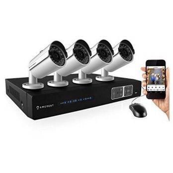 [macyskorea] Amcrest HD 720P 4CH Video Security System - Four 1280TVL 1.0-Megapixel Weathe/9105280