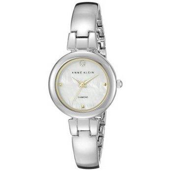 [macyskorea] Anne Klein Womens AK/2079MPTT Diamond-Accented Two-Tone Bangle Watch/9776111