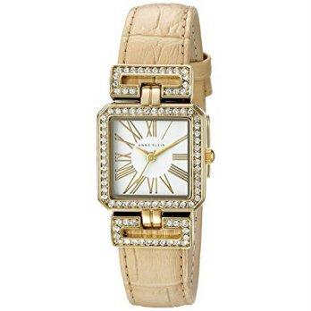 [macyskorea] Anne Klein Womens AK/2396WTTN Swarovski Crystal Accented Tan Croco-Grain Leat/9529447