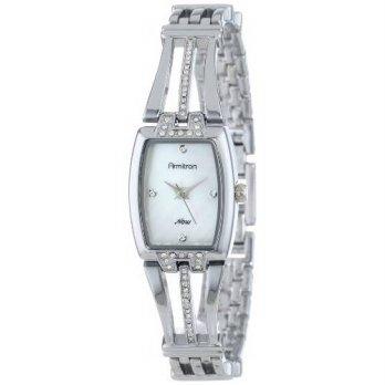 [macyskorea] Armitron Womens 75/5131MPSV Swarovski Crystal Accented Cushion Shaped Si/9953017