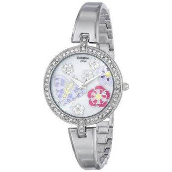 [macyskorea] Armitron Womens 75/5183MPSV Swarovski Crystal Accented Butterfly and Flo/9952841