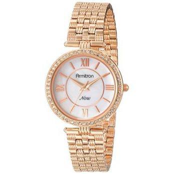 [macyskorea] Armitron Womens 75/5214MPRG Swarovski Crystal Accented Rose Gold-Tone Br/9953630