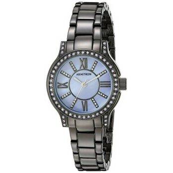 [macyskorea] Armitron Womens 75/5371VMDG Violet Swarovski Crystal Accented Gunmetal B/9952149