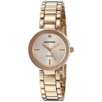 [macyskorea] Armitron Womens 75/5374RSRG Diamond-Accented Rose Gold-Tone Bracelet Watch/9529034