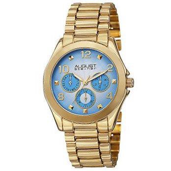 [macyskorea] August Steiner Womens AS8150YG Analog Display Japanese Quartz Gold Watch/9953776