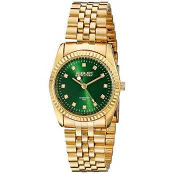 [macyskorea] August Steiner Womens AS8170GN Analog Display Japanese Quartz Gold Watch/9953521