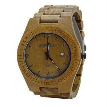 [macyskorea] Bewell Handmade Wooden Watch Made with Natural Sandalwood in Green - HGW-103/9951888