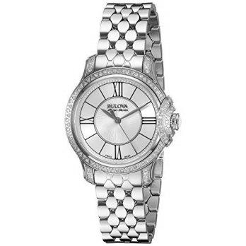 [macyskorea] Bulova Womens 63R145 Analog Display Analog Quartz Silver Watch/9954018