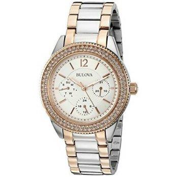 [macyskorea] Bulova Womens 98N100 Multi-Function Crystal Bracelet Watch/9528294