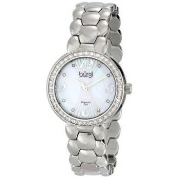 [macyskorea] Burgi Womens BUR084SS Analog Display Swiss Quartz Silver Watch/9953787