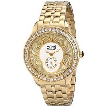 [macyskorea] Burgi Womens BUR106YG Analog Display Swiss Quartz Gold Watch/9952163