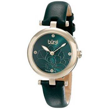 [macyskorea] Burgi Womens BUR128GN Analog Display Japanese Quartz Green Watch/9528589