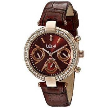 [macyskorea] Burgi Womens BUR129RD Analog Display Swiss Quartz Red Watch/9528350