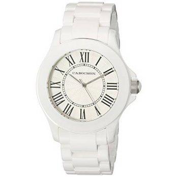 [macyskorea] Cabochon Womens CABOCHON-306 Ceramique Analog Display Swiss Quartz White/9954053