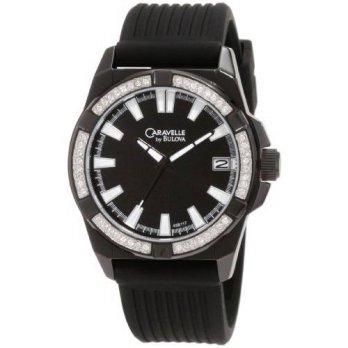 [macyskorea] Caravelle by Bulova Mens 45B117 Crystal strap Watch/9951985