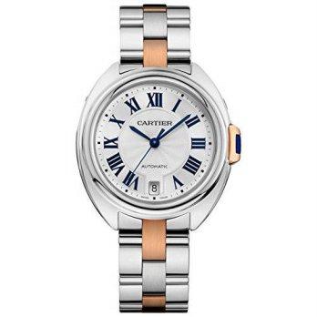 [macyskorea] Cartier Cle Automatic Silver Dial Stainless Steel 18kt Rose Gold Mens Watch W/9530479