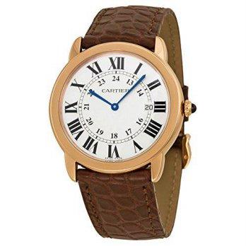 [macyskorea] Cartier Ronde Solo De Cartier Silver Dial SS Leather Quartz Mens Watch W67010/9530357