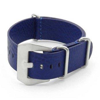 [macyskorea] DASSARI Concrete Blue Italian Leather NATO Zulu Watch Strap 24mm/9776524