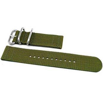 [macyskorea] DaLuca Two Piece Ballistic Nylon NATO Watch Strap - Olive : 22mm/9776411