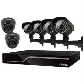 [macyskorea] Defender Sentinel 8CH 500GB Security DVR Including 4 Pro/2 Dome Ultra Hi-Res /9125259