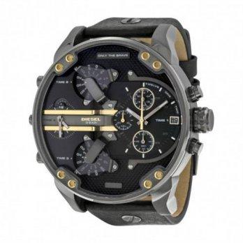 [macyskorea] Diesel Mr. Daddy 2.0 Black Dial Black Leather Mens Watch DZ7348/7558258